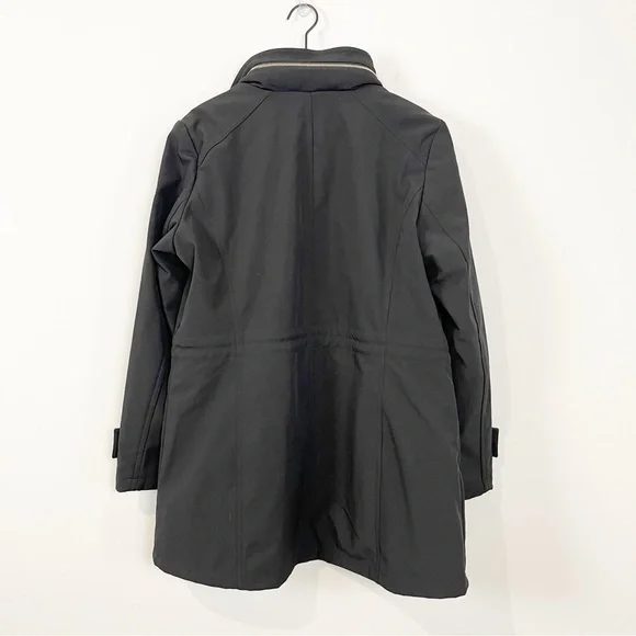 New Dennis Basso Water Resistant Bonded Jacket with Hidden Hood - Picture 7 of 15